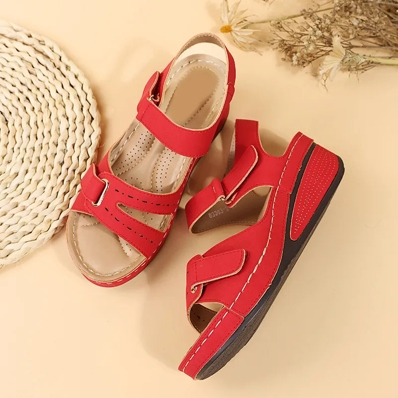 Women Summer Wedge Sandals Fashion Non Slip Beach Shoes Woman Lightweight Casual Platform Sandalias - WSD50237