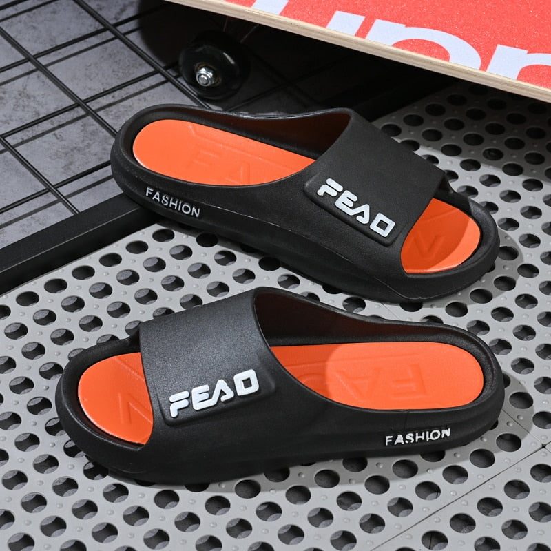 Men's Summer Fashion Slippers Net Red Sandal Slippers Outdoor Wear Indoor Bathroom Slippers - MSL50252